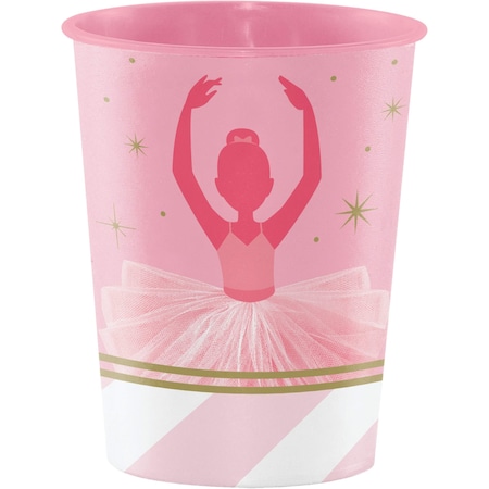 Ballet Plastic Keepsake Cup, 16oz, 12PK